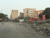 قارئ يشكو من انتشار القمامة بشارع إبراهيم عبد الرازق فى عين شمس
