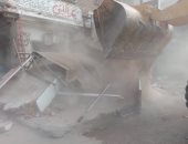 حى المطرية يزيل 5 مبان على أملاك الدولة ويزيل إشغالات سوق الخميس