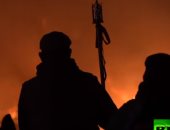 شاهد.. انطلاق مهرجان قفز الخيول فوق النيران بإسبانيا