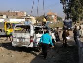 النيابة العامة بشبرا الخيمة تعاين موقع انقلاب سيارة وتطلب تحريات المباحث