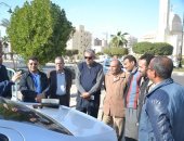 صور.. نائب محافظ السويس يتفقد محيط الاستادات استعدادًا لأمم أفريقيا