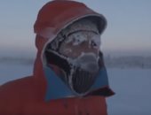 شاهد.. مغامر مولدوفي يركض 50 كيلومترا فى درجة حرارة تحت 60 مئوية