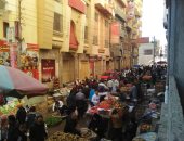 قارئ يشكو وجود سوق شعبى بتقسيم المدينة المنورة فى دمياط