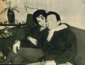 صلاح ذو الفقار وشادية فى صورة رومانسية نادرة خلال فترة زواجهما