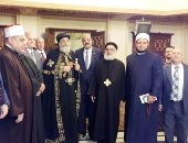 صور.. البابا تواضروس يستقبل التهنئة بعيد الغطاس فى الإسكندرية 