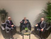 صور.. لقاءات شكرى ونظيريه الأردنى والعراقى ورئيس وزراء لبنان السابق ببيروت