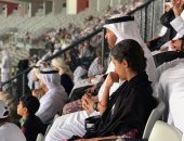 فيديو وصور..  محمد بن زايد يحتفل بفوز الإمارات على قيرغيزستان وسط الجمهور