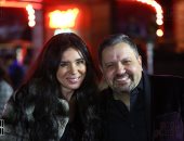 اياد نصار ودينا وإدوارد أول الحاضرين لحفل مسرحية "3 أيام فى الساحل"