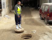 صرف القاهرة: لا يوجد كسر بماسورة مياه شارع جمال حمدان بمدينة نصر