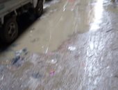 قارئة تشكو من غرق شارع بالبساتين بمياه الصرف الصحى
