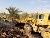 إزالة 55 من مكامير الفحم فى كفر البطيخ بدمياط