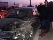 إصابة 4 أشخاص فى حادث تصادم سيارة بالإسكندرية