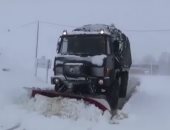 الطقس فى الجزائر.. الثلوج تكسو الشوارع وإلغاء رحلات طيران "فيديو"