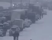 "ظاهرة لم تتكرر من 70 عاما".. الثلوج تجتاح العاصمة الروسية موسكو "فيديو"