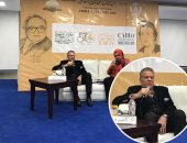 الفنان التشكيلى أحمد نوار فى معرض الكتاب: قتلت 15 جنديا إسرائيليا.. ويؤكد: قصور الثقافة لم تنفذ خطة ثروت عكاشة.. وأطالب بقانون أخلاقى يمنع هدم أفكار السابقين.. والمسئولون غير مؤمنين بالعمل الجماهيرى