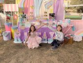 كل سنة وإنتى طيبة يا قلبى.. إيمان العاصى تحتفل بعيد ميلاد ابنتها.. صور