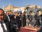 فيديو وصور.. ماكرون وقرينته يتفقدان الكاتدرائية المرقسية بصحبة البابا تواضروس