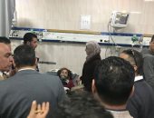 صور.. إسعاف 22 شخصا من الاختنتاق فى حريق مصنع الملابس بكفر الدوار