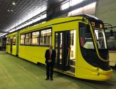 صور.. وصول أول وحدة ترام مزودة بالإنترنت من أوكرانيا لميناء الإسكندرية