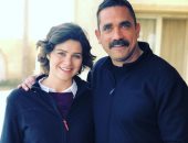 أمير كرارة ينشر صورا تجمعه بيسرا اللوزى من كواليس " كلبش 3 " 