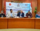 صور.. محافظ بورسعيد يفتتح ورشة للتوعية بآليات التحصيل الإلكترونى