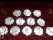 عملات تذكارية لمسار العائلة المقدسة والشعراوى بمعرض الكتاب.. صور 