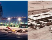 "صحراء تحولت إلى عمران".. شوف الفرق بين مطار دبى الدولى دلوقتى وزمان من 59 سنة