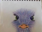 قارئة تشارك برسومات مميزة باستخدام المكياج والألوان المائية