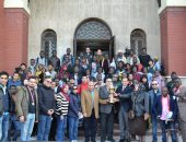 وافدو جامعة الإسكندرية يفوزون بالمركز الأول فى المشاركة الطلابية