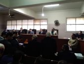 صور.. بدء محاكمة الطبيب قاتل زوجته وأطفاله بكفر الشيخ فى حراسة أمنية مشددة