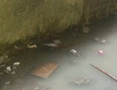 صور.. شكوى من غرق شارع حامد إسماعيل فى بولاق الدكرور بمياه الصرف الصحى 