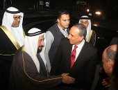 صور.. الشيخ سلطان القاسمى حاكم الشارقة يصل نقابة الصحفيين لافتتاح مركز التدريب