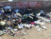 انتشار القمامة أمام مجمع مدارس بقرية بشلا بالدقهلية