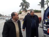 صرف القاهرة يدفع بـ 80 شفاط لشفط مياه الأمطار من الشوارع