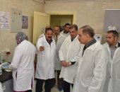 محافظ أسيوط يزورمعهد بحوث صحة الحيوان