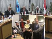 حاكم الشارقة فى زيارة قلعة الحريات.. الشيخ سلطان القاسمى يوافق على تمويل إنشاء مستشفى الصحفيين.. ويؤكد: مصر صاحبة دور ثقافى كبير وعملت صحفيا فى بداية حياتى.. وعبد المحسن سلامة: نقدر حجم الجهد والعطاء