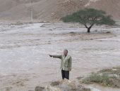 رئيس مدينة أبو رديس: استمرار غلق طريق وادى فيران سانت كاترين بسبب السيول