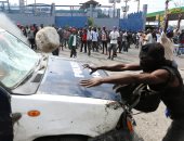 صور.. مظاهرات عنيفة فى هايتى للمطالبة بالتحقيق فى ملفات الفساد