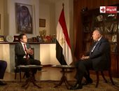 فيديو.. وزير الخارجية: أفريقيا قارة المستقبل وعلاقتنا بدولها تاريخية.. ملف "النهضة" علمى فنى ولا يجب تسييسه.. استعادة العلاقات بقطر مرتبط بتغيير نهجها.. دور تركيا بليبيا مقلق.. ولدينا القدرة للدفاع عن مصالحنا