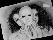 قارئة تشارك "صحافة المواطن" بلوحاتها الفنية وتحلم بالاحتراف 