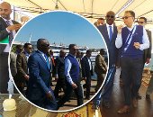 وزيرا النقل المصرى والسودانى فى جولة تفقدية بمحطة السد العالى.. توقيع اتفاقية نقل بضائع.. هشام عرفات: لا خصخصة للسكة الحديد.. ووزير السودان: تولى مصر لرئاسة الاتحاد الأفريقى فى الوقت الراهن أمر مهم.. صور