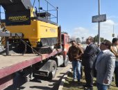 فيديو وصور.. محافظ الفيوم يتفقد أعمال التجميل وسيارات الكنس الجديدة