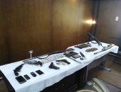 ضبط كيلو حشيش و350 طلقة و7 أسلحة نارية بحوزة 3 عمال بطما فى سوهاج