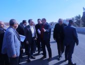 وزير النقل يصل ميناء دمياط لتفقد عدد من المشروعات