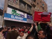 فيديو.. أهالي الخصوص وطوخ يودعون شهيدي القوات المسلحة بـ"الشهيد حبيب الله"