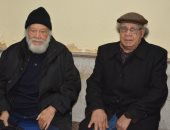 صور.. يحيى الفخراني وصناع السينما يشاركون فى عزاء مدير التصوير محسن نصر