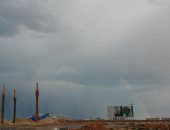 قارئ يشارك بصور لظهور قوس قزح بالعلمين الجديدة 