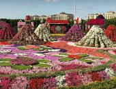 بعد اختيارها ضمن أفضل 50 حديقة بالعالم.. قصة إنشاء ميراكل جاردن بدبى × 10صور