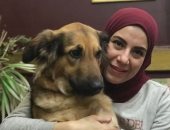 أنا وأليفى.. فاطمة ترسل صور كلبتيها: هما الحماية والأمان