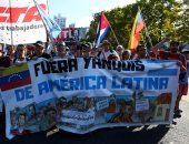 مظاهرات فى الأرجنتين ضد تدخل واشنطن بشئون فنزويلا